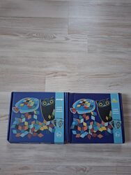 Деревянная мозаика Рыбка и Сова