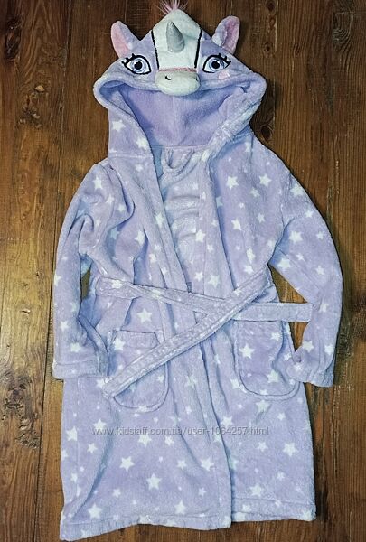 Дитячий махровий халат на дівчинку