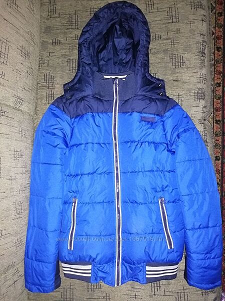 Куртка для мальчика с капюшоном зимняя Польша