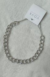 Эффектная цепочка Vovk, новая, подвеска на шею, крупная цепь, ожерелье