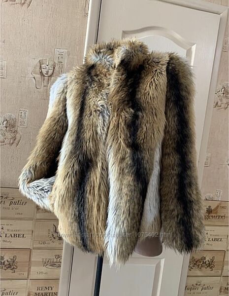 Шубка искусственная лисица top shop