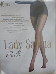 Колготки капронові у крапку, чорні, Панчохи