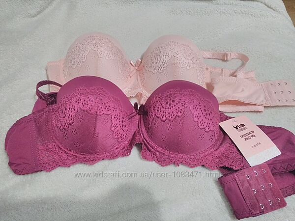 Бюстгальтер, ліфчик- НОВІ. Є 2шт. Розмір В, С обхват 85см.