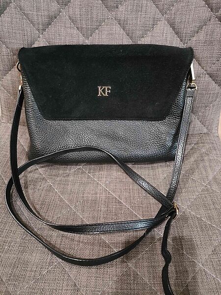 кожаная сумка Kateryna Fox кожа и замша кросс-боди