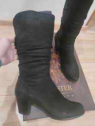 зимние сапоги Chester Carnaby нубук и натуральная цигейка 38р