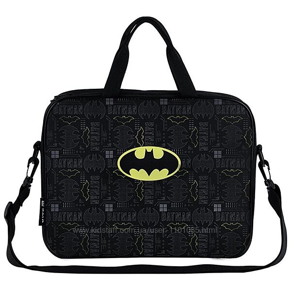 Сумка-портфель A4 текстильна 1 відділення Kite DC Batman DC25-589