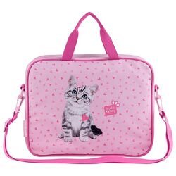 Сумка-портфель A4 текстильна 1 відділення Kite Studio Pets SP25-589-1