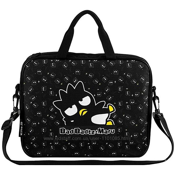 Сумка-портфель A4 текстильна 1 відділення Kite Bad Badtz Maru HK25-589-3
