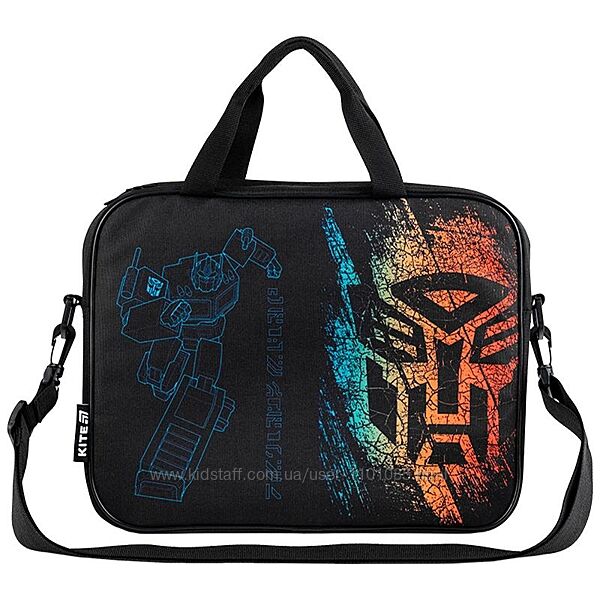 Сумка-портфель A4 текстильна 1 відділення Kite Transformers Generations TF2