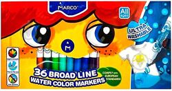 Фломастери Marco Super Washeble Jumbo 36 кольорів 1632-36CB