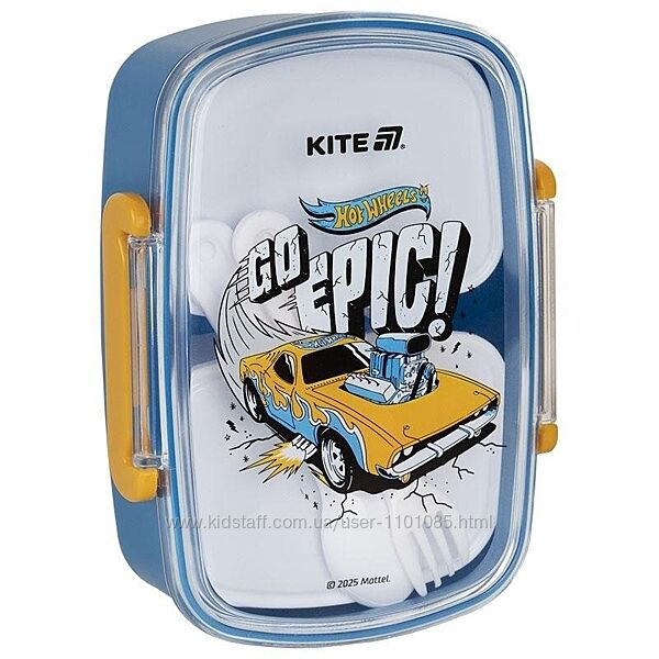 Ланчбокс 750 мл з наповненням Kite Hot Wheels HW25-181