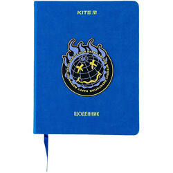 Щоденник шкільний тверда обкладинка PU Kite Happy nation K24-264-1