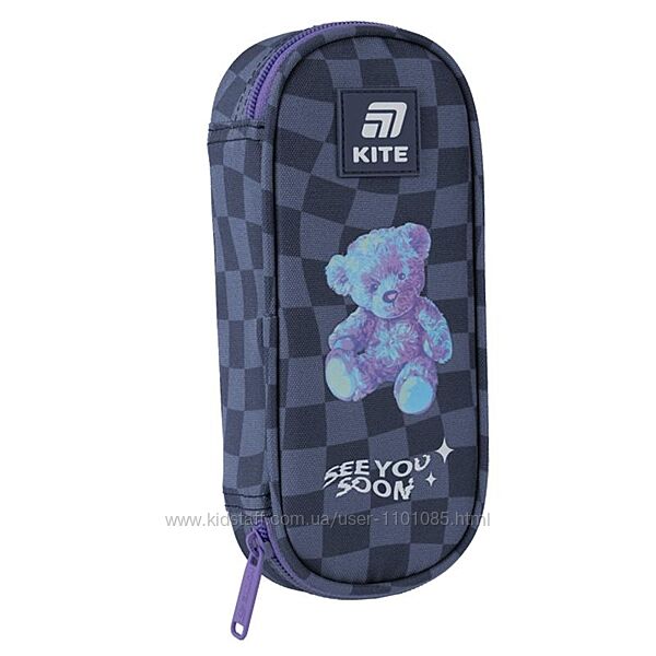 Пенал 1 відділення з додатковою вкладкою Kite K25-599-14