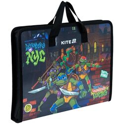 Папка-портфель А4 на блискавці Kite Ninja Turtles NT25-202