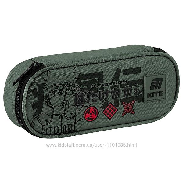 Пенал 1 відділення з додатковою вкладкою Kite Naruto Shippuden NR25-599-1