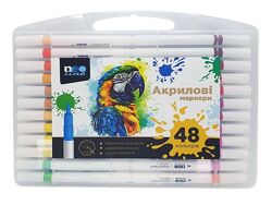 Набір акрилових маркерів 48 кольорів Neo Line SH4061-48