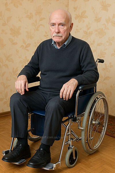 Инвалидная коляска улучшенная складная с опорой для ног Ид сост