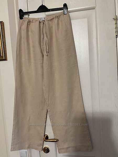 Шикарные элегантные летние штаны цвет беж от Gerard Darel сост нов Р L