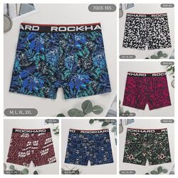 АКЦІЯ на Боксери для чоловіків однотонні та кольорові, RockHard Туреччина.
