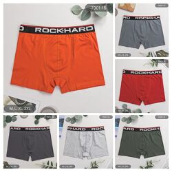 АКЦІЯ на Боксери для чоловіків однотонні та кольорові, RockHard Туреччина.