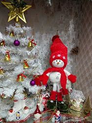 Снеговик игрушка подарок декор