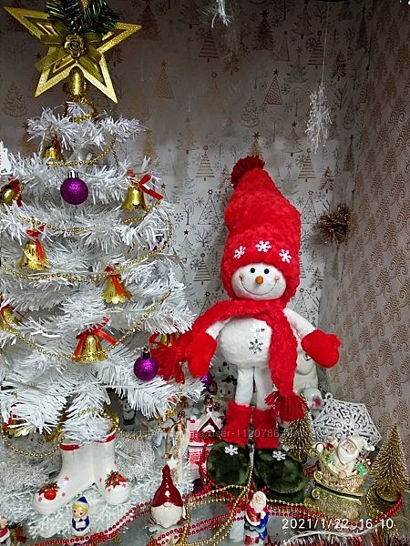 Снеговик игрушка подарок декор