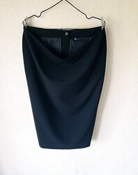 Черная базовая миди юбка карандаш Bhs р 50 16 uk