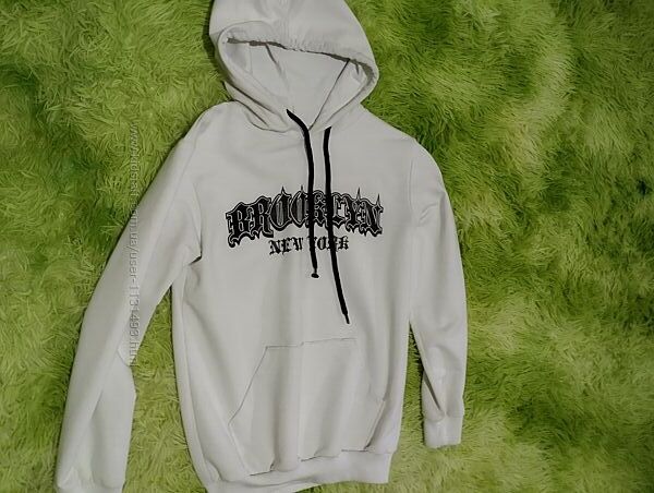 Худі з капюшоном біле