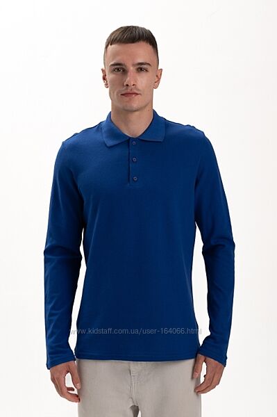 Реглан, поло, футболка Polo с длинным рукавом, цвета, хлопок, С-3ХЛ