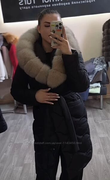 Натуральне хутро песця нове велике 