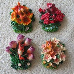 Магніт Кінь символ 2026 сувенір подарунок рік коня магніти коні з квітами