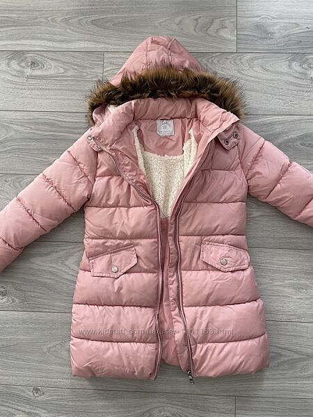 Подовжена курточка, пальто холодна осінь, євро зима