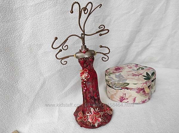 Статуэтка вешалка органайзер для бижутерии подставка для украшений