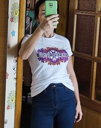 Оригинал Брендовая футболка Roberto Cavalli на р. XS-S