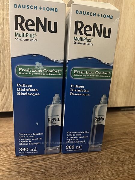 Розчин Renu Multiplus 360, контактні лінзи Oasis ACUVUE, Air Optix -3,25