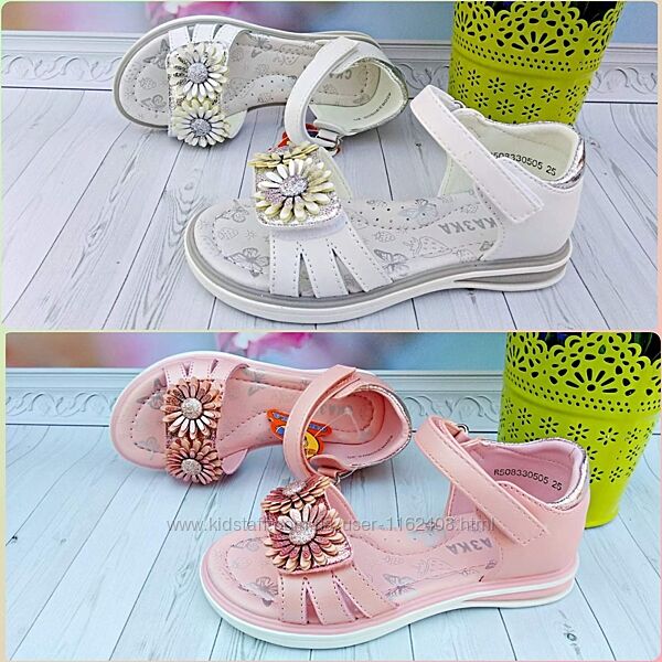 Шкіряні босоніжки р-р 25.26.27 казка