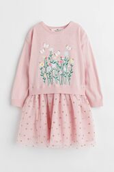 Сукня з довгим рукавом для дівчинки 8-10 років H&M Швеція Розмір 134-140