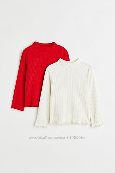 Реглани рубчик для дівчинки набором 8-10 років H&M Розмір 134-140