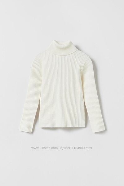 Гольф на дівчинку 11-12 років Zara Іспанія Розмір 152 молочного кольору 