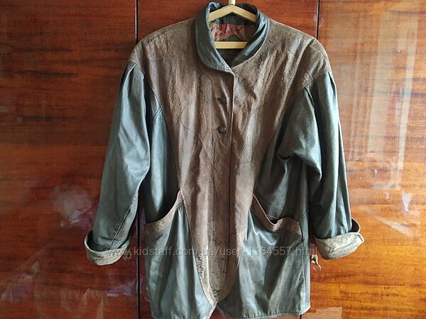 Куртка жіноча шкіряна весна-осінь