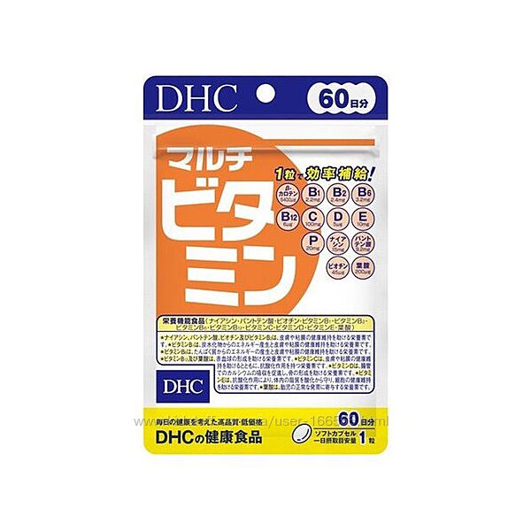 Мультивитамины DHC, Япония, 60 шт.