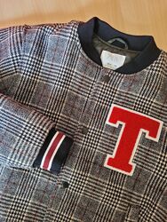 Куртка-бомбер Zara з утеплювачем, верх 45 відсотків вовна