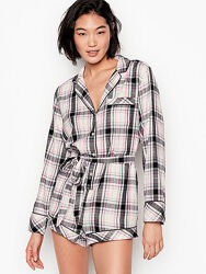 Victoria&acutes Secret ромпер комбинезон Flannel Tie Romper