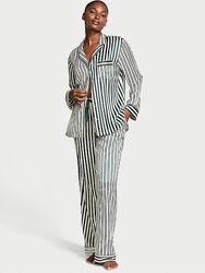 Victoria&acutes Secret сатиновая пижама, комплект для сна Satin Long Pajama