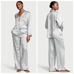 Victoria&acutes Secret сатиновая пижама, комплект для сна Satin Long Pajam