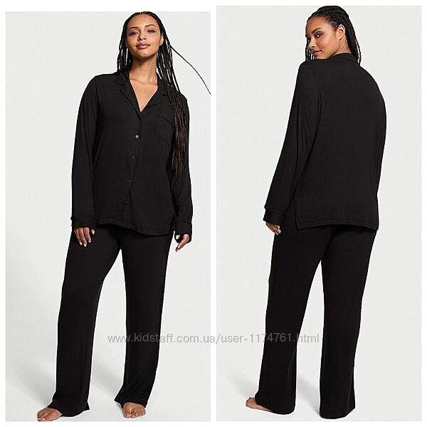 Victoria´s Secret пижама Ribbed Modal Long Pajama Set