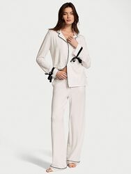Victoria&acutes Secret victorias пижама Modal Soft Velvet-Trim Long Pajama