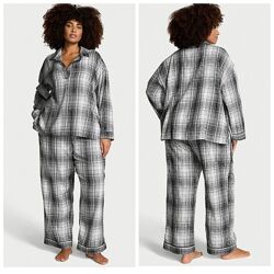 Victoria´s Secret пижама, костюм для дома Flannel Popover Long Pajama