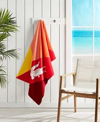 Пляжное полотенце lacoste cotton beach towel лакоста лакосте