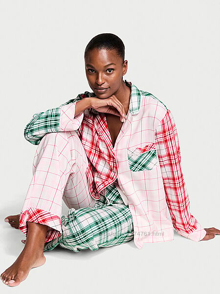 Victoria´s Secret пижама, костюм для дома Flannel Long Pajama Set